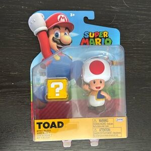 New inbox, Super Mario, toad figure
